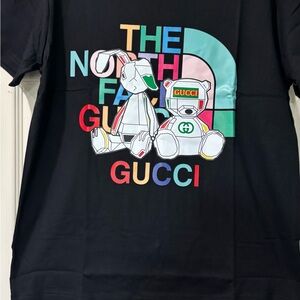 Black Tee with Playful Graphic